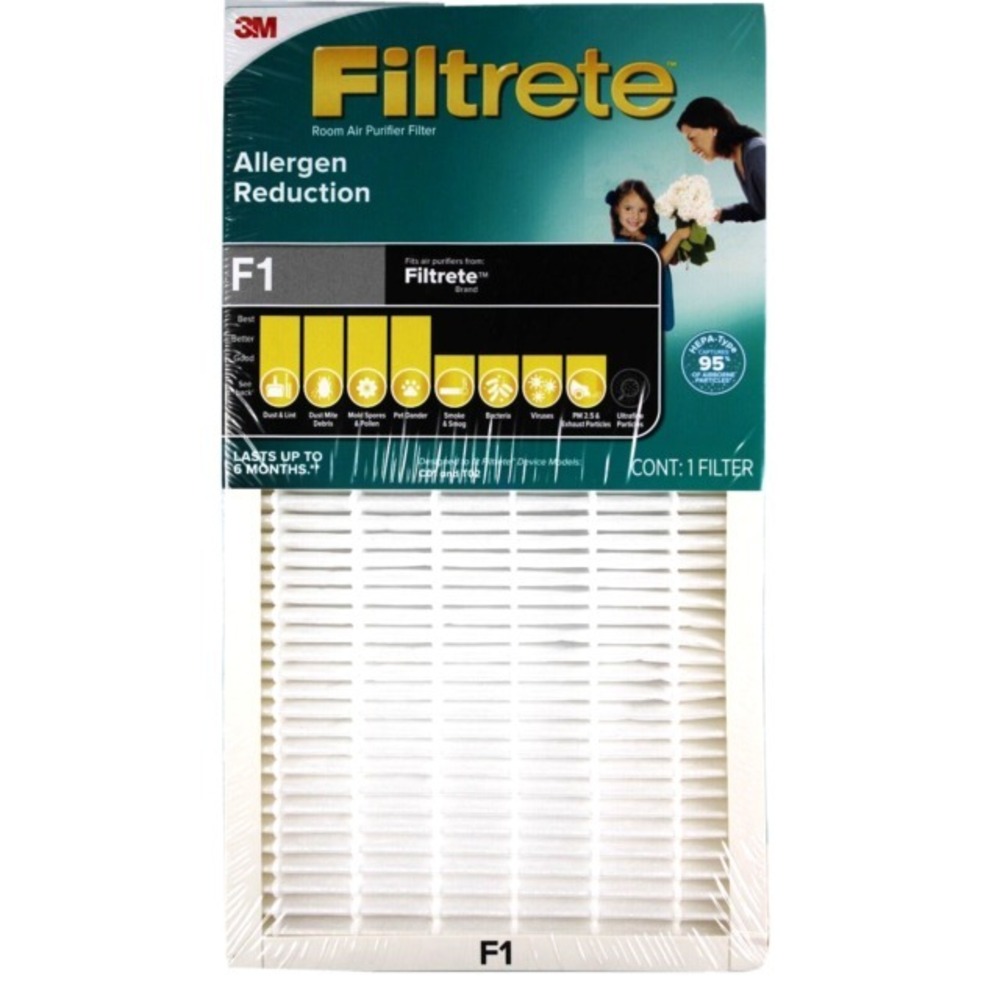3M Filtrete F1 Room‎ Air Purifier Filter Allergen Reduction HEPA Type NEW Sealed